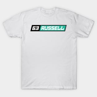 George Russell 63 F1 Driver T-Shirt